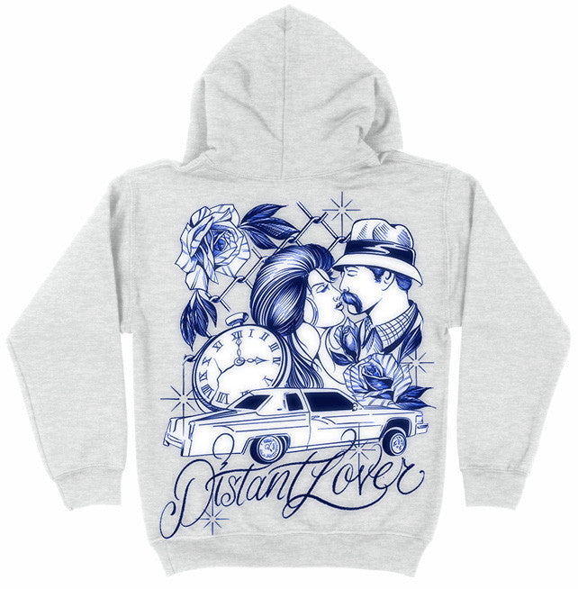 Limited Edition 'DISTANT LOVER' ZIP-UP Hoodie (GREY)