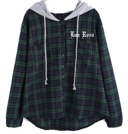 Down To Ride Hooded Flannel
