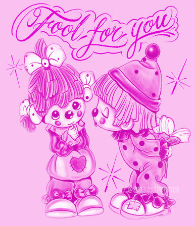 Limited Edition 'Fool For You' Pen & Ink Tapestry (PINK)