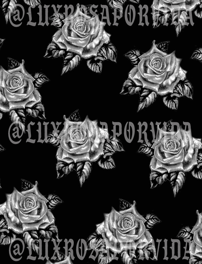 Glamour Shots LA ROSA Airbrushed Backdrop SOLID BLACK (Extra Large)