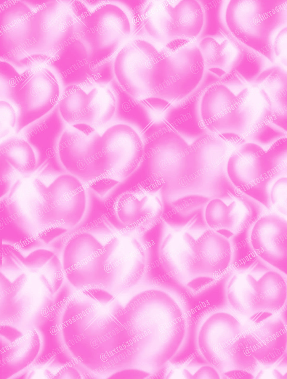 EXTRA EXTRA EXTRA XXX LARGE LIMITED EDITION 'Hearts & Hynas' Glamour Shotz Airbrushed Backdrop (BUBBLEGUM PINK) (XXXL) Exclusive/Limited Edition!!
