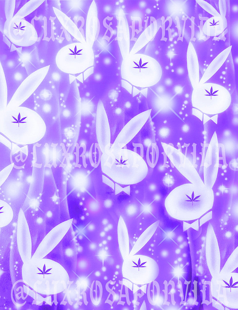 LIMITED EDITION 'LIT PLAYA FOR REAL' Airbrushed Glamour Shotz Backdrop (LAVENDER) (XL)