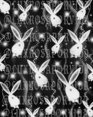 Glamour Shotz 'House Parties & Playgirls' Airbrushed Backdrop BLACK/WHITE (X-Large)