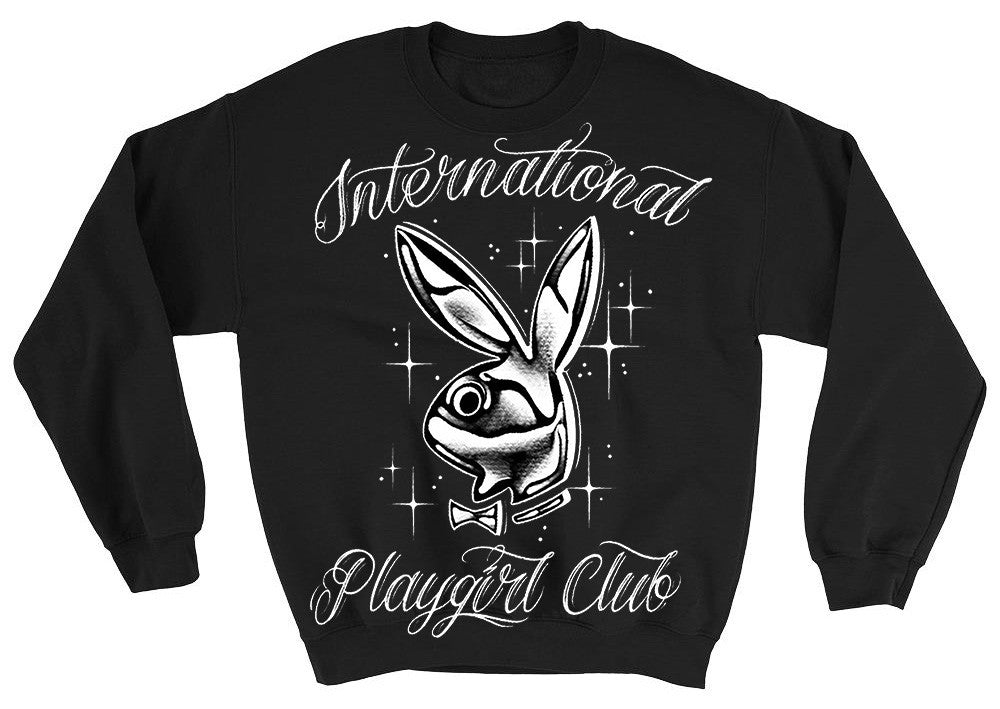International Playgirl Club Crewneck (Black)