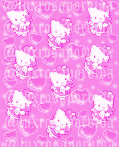 LIMITED EDITION Glamour Shotz  Airbrushed 'LOVE ME RIGHT' Heart Backdrop (PINK) (Extra Large)