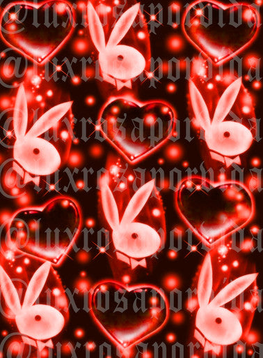 LIMITED EDITION Glamour Shotz 'LOVE COME DOWN' Airbrushed Backdrop (X-Large) RED