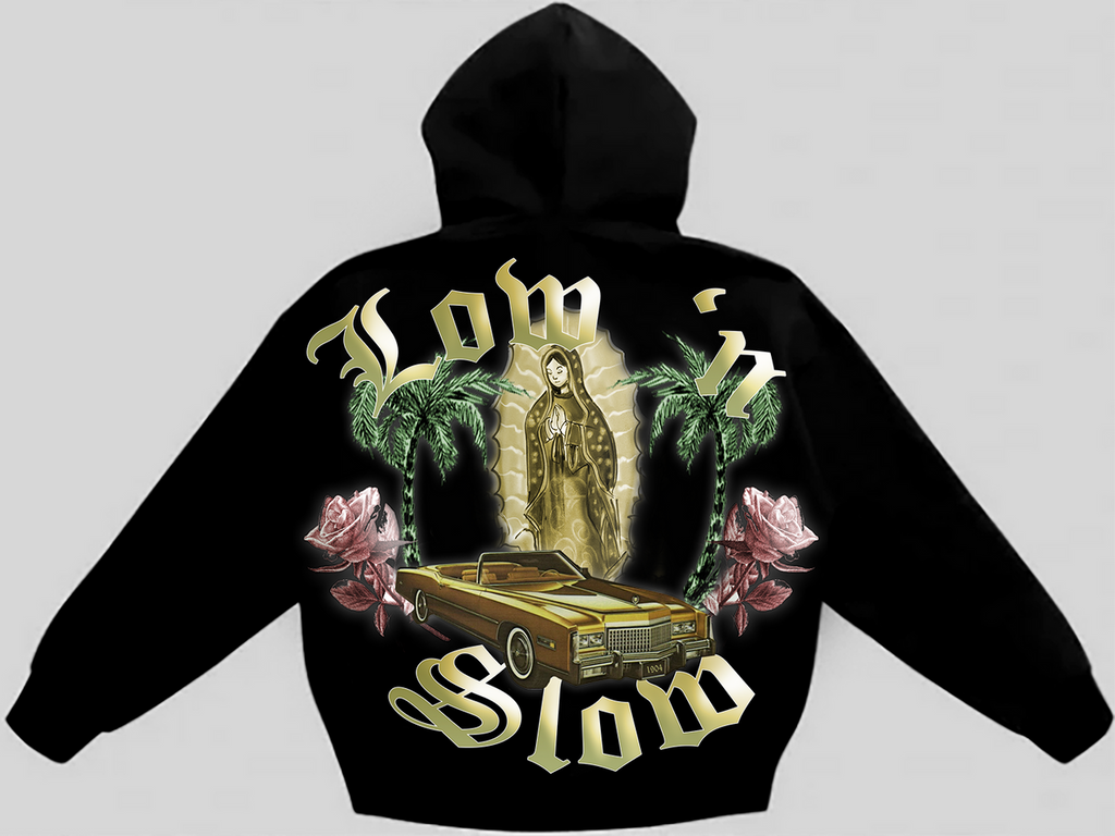 Limited Edition 'LOW 'N SLOW' Pullover Hoodie (BLACK)