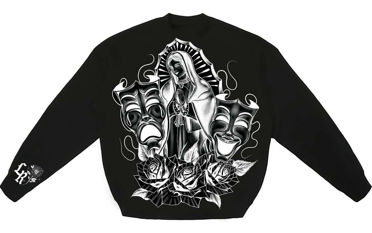 LUPITA Pen & Ink Crewneck (Black)