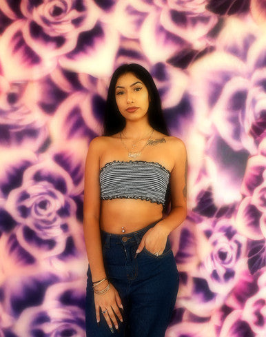 Glamour Shotz ROSAS (Deep Magenta) Airbrushed Backdrop MAGENTA (Extra Large)