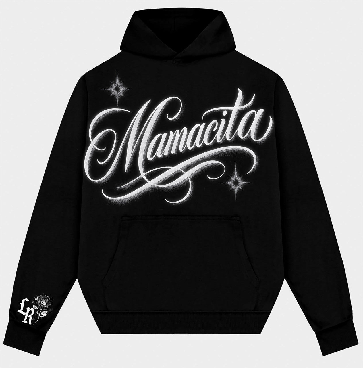 PRESALE** 'MAMACITA' Script Pullover Hoodie (BLACK)