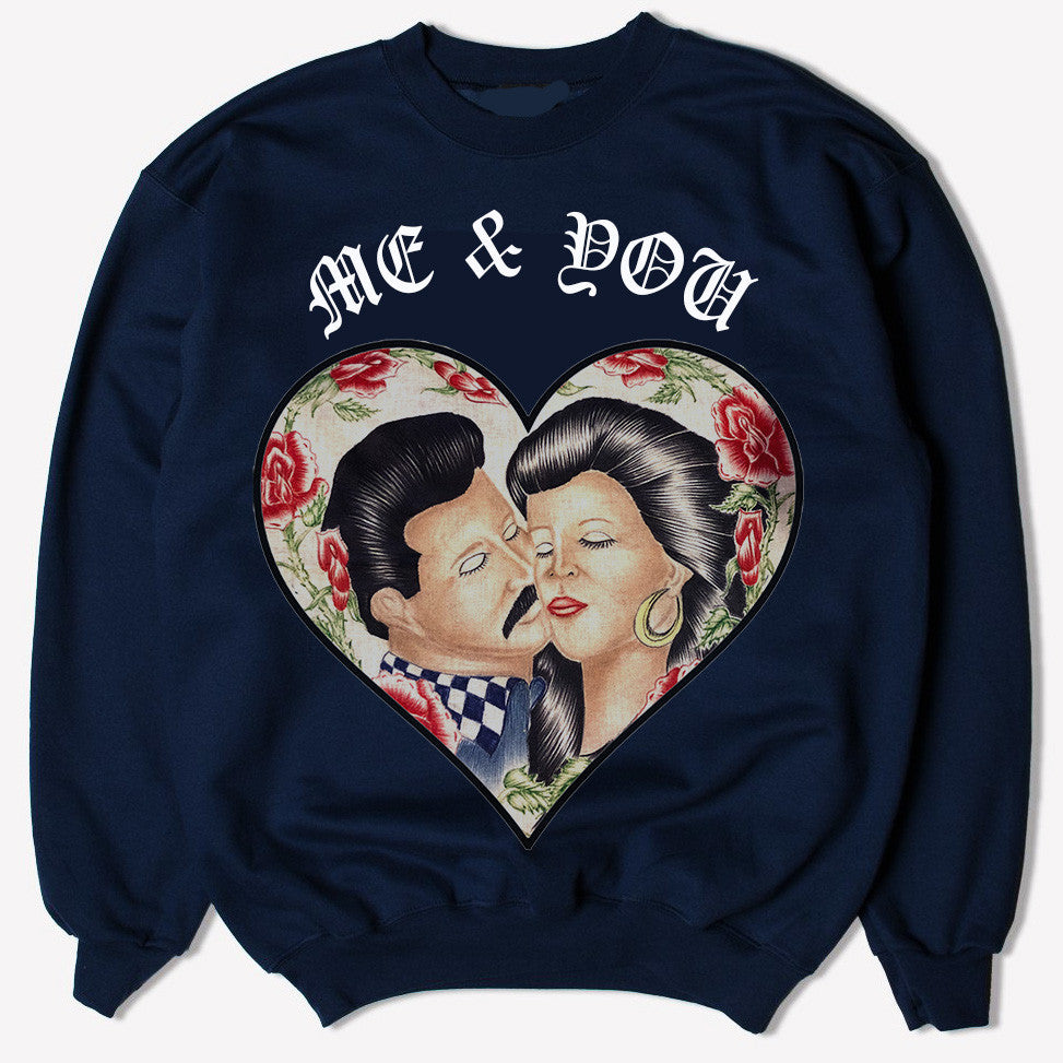 Me & You Crewneck (Navy)
