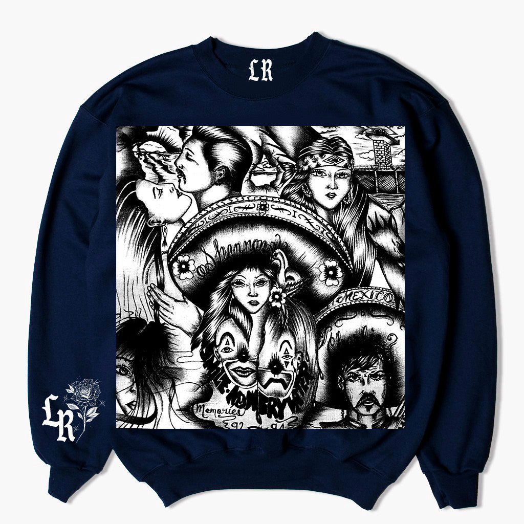 Memories Crewneck (Navy)