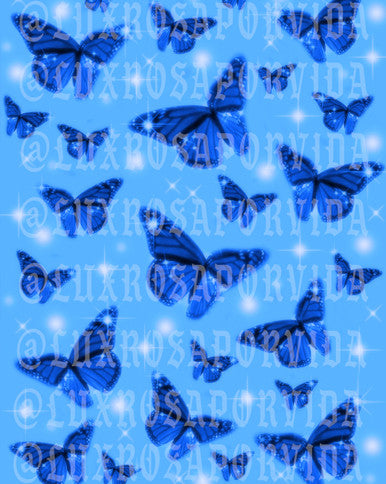 Glamour Shotz 'A Midsummer Nights Dream' Airbrushed Backdrop BLUE (Extra Large)