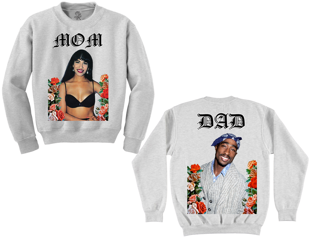Mom & Pop Crewneck (double-sided print)