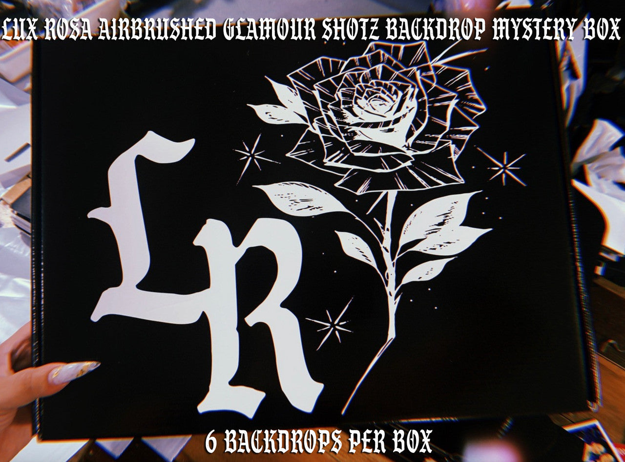 EXCLUSIVE LR 'GLAMOUR SHOTZ AIRBRUSHED BACKDROP' MYSTERY BUNDLE BOX (Includes *6* Exclusive Backdrops)