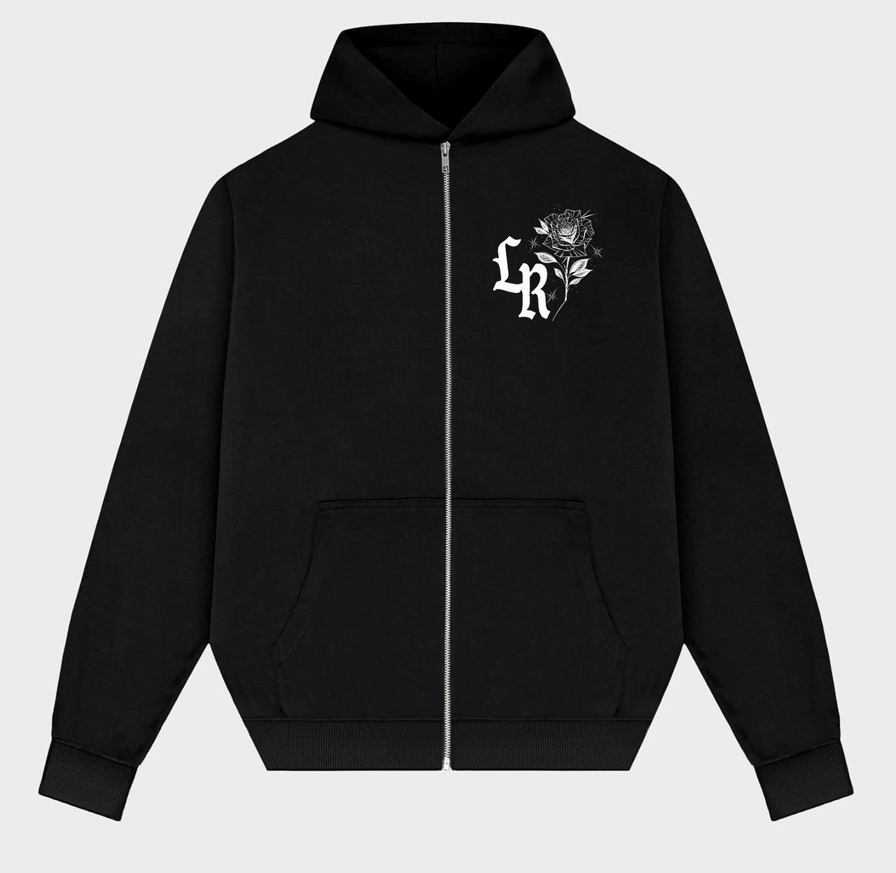 PRESALE** 'AIN'T NO HOOD LIKE MOTHERHOOD' ZIP-UP HOODIE (BLACK)