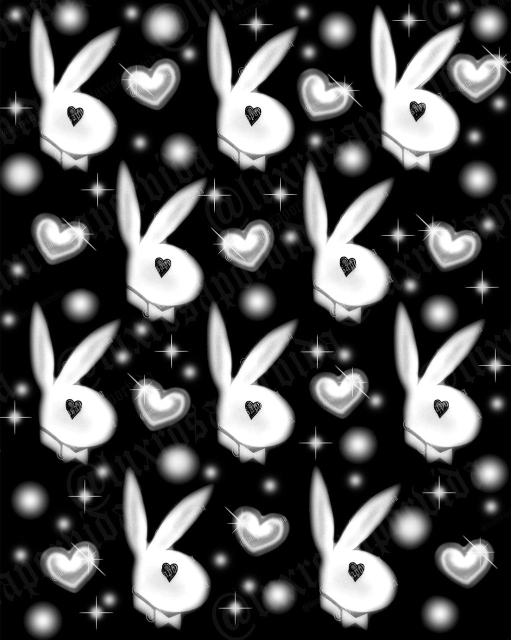 Glamour Shotz 'Player At Heart' Airbrushed Backdrop (Black) (Extra Large)