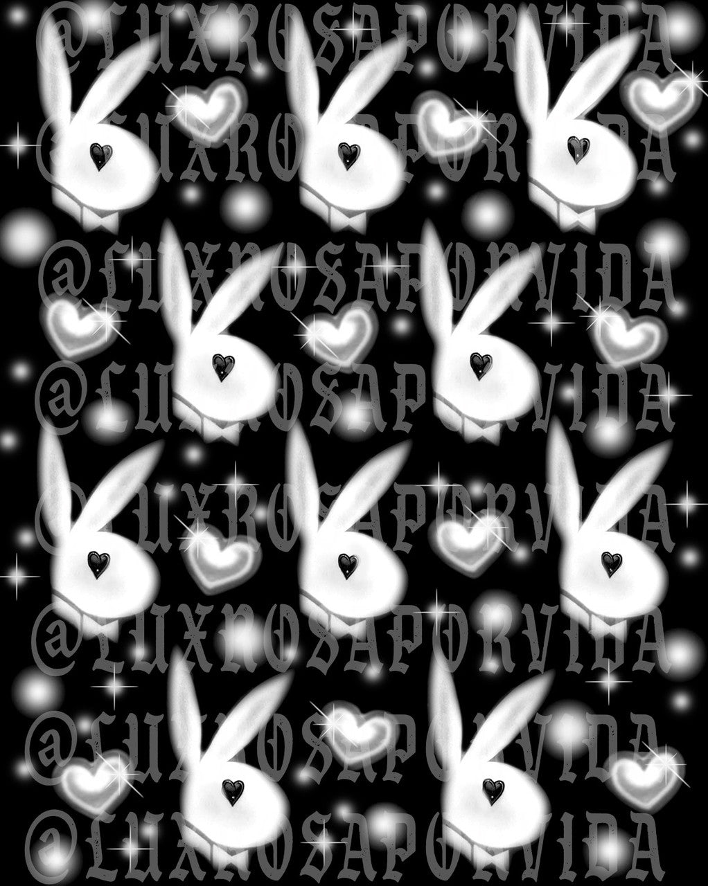 Glamour Shotz 'Player At Heart' Airbrushed Backdrop (Black) (Extra Large)