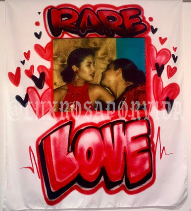 LIMITED EDITION Valentine's Day Rare Love  Airbrushed Tapestry