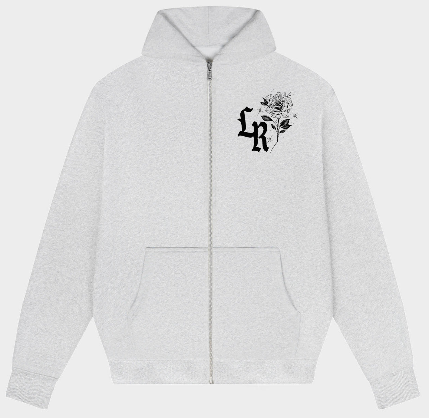 LIMITED EDITION 'You Really Got A  Hold On Me' ZIP-UP Hoodie (GREY/BLACK)