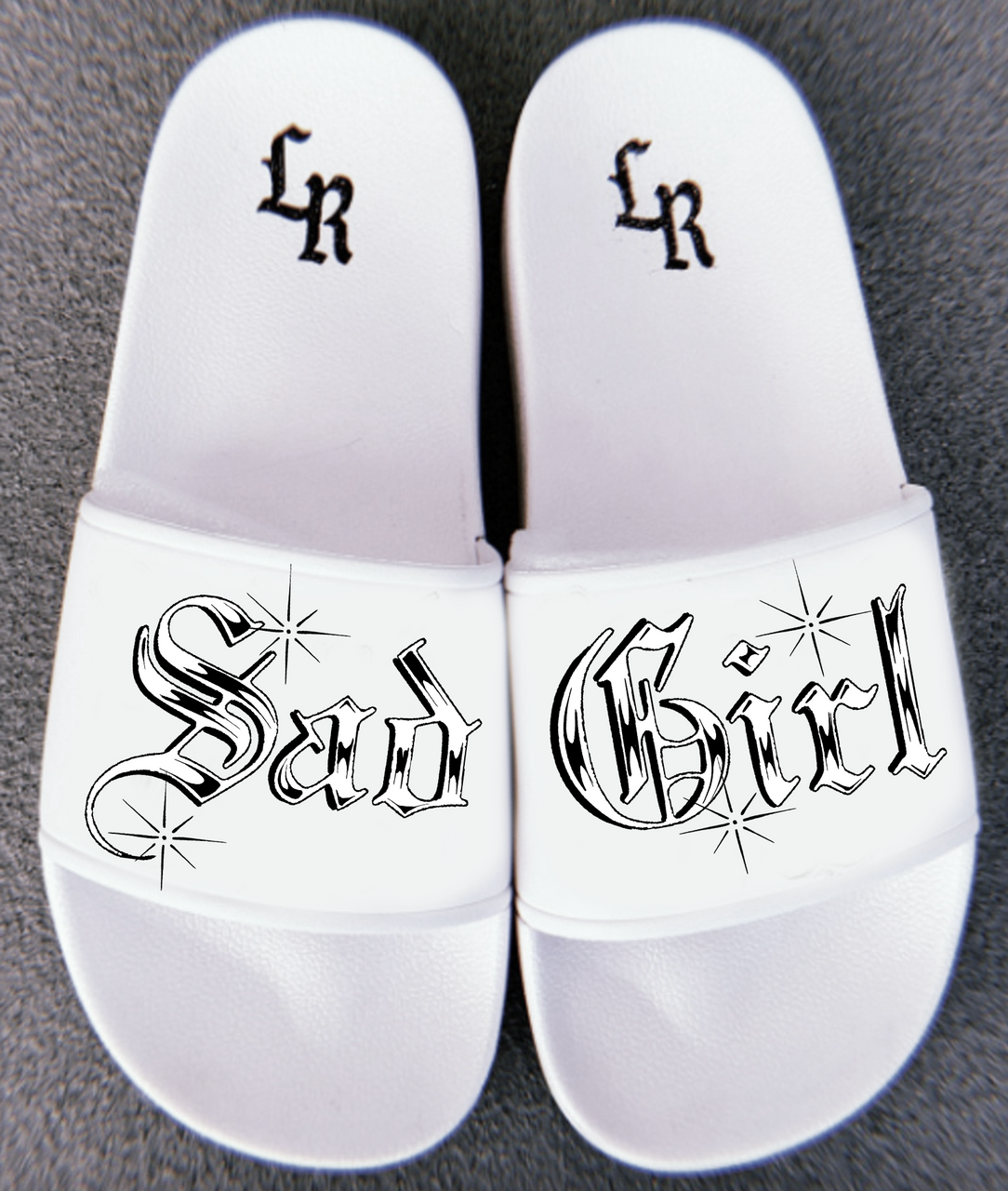 Limited Edition 'SAD GIRL' OE Pen & Ink Slides (WHITE)