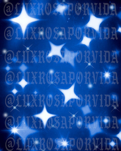 LIMITED EDITION 'STAR SHOTZ' Glamour Shotz Backdrop (Blue)