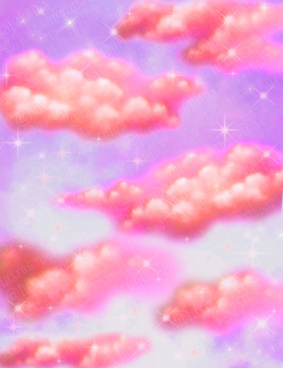 EXTRA EXTRA LARGE EXCLUSIVE LIMITED EDITION 'Sunshine On A Cloudy Day' Glamour Shotz Airbrushed Backdrop (Starburst Orange/Pinks/Purple) (XXL) Exclusive!!