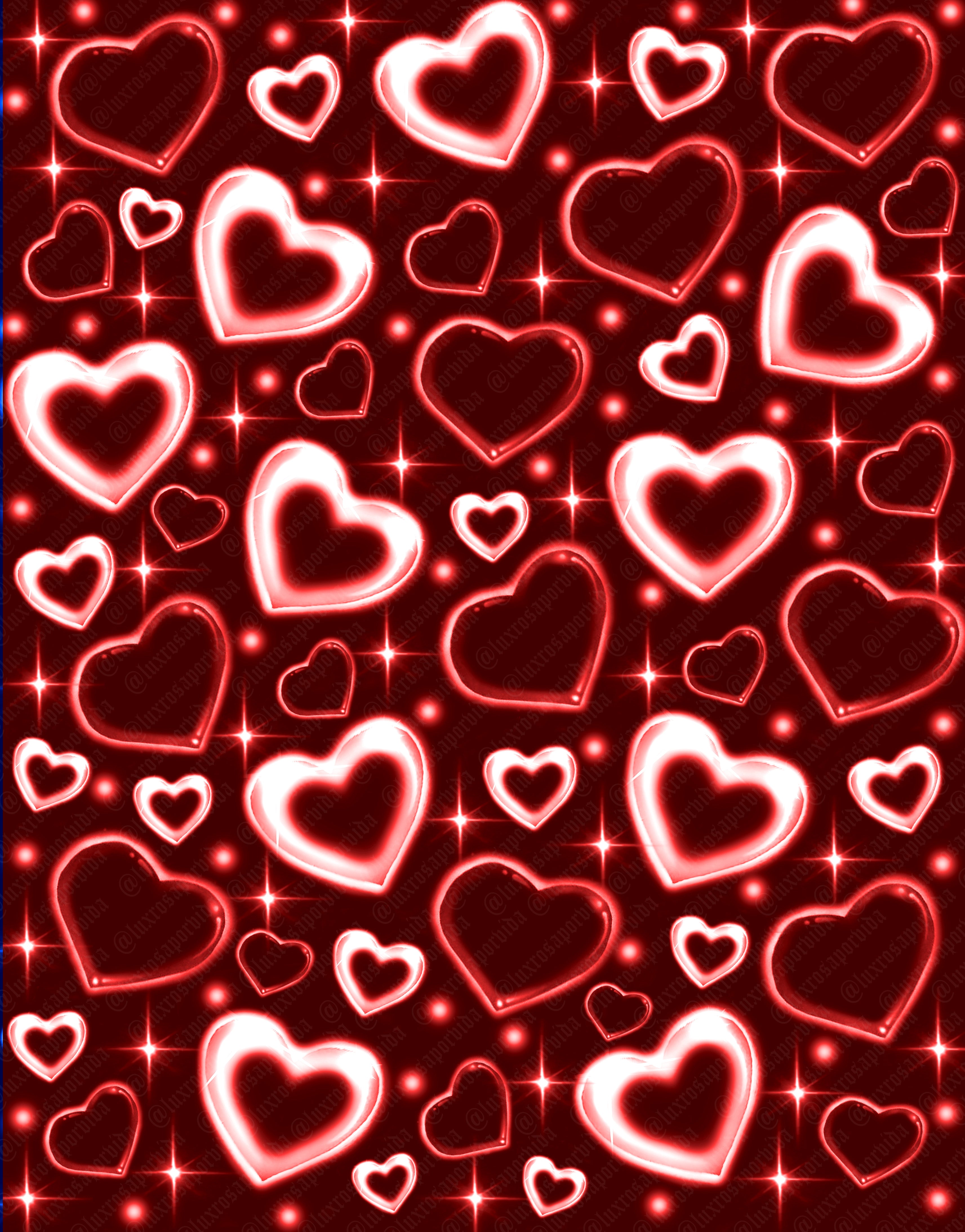EXTRA EXTRA EXTRA XXX LARGE AIRBRUSH Y2K Early 2000s 'Tender Love' Heart Glamour Shots 90s Old School Professional Backdrop (RED) (XXXL) Exclusive/Limited Edition!!