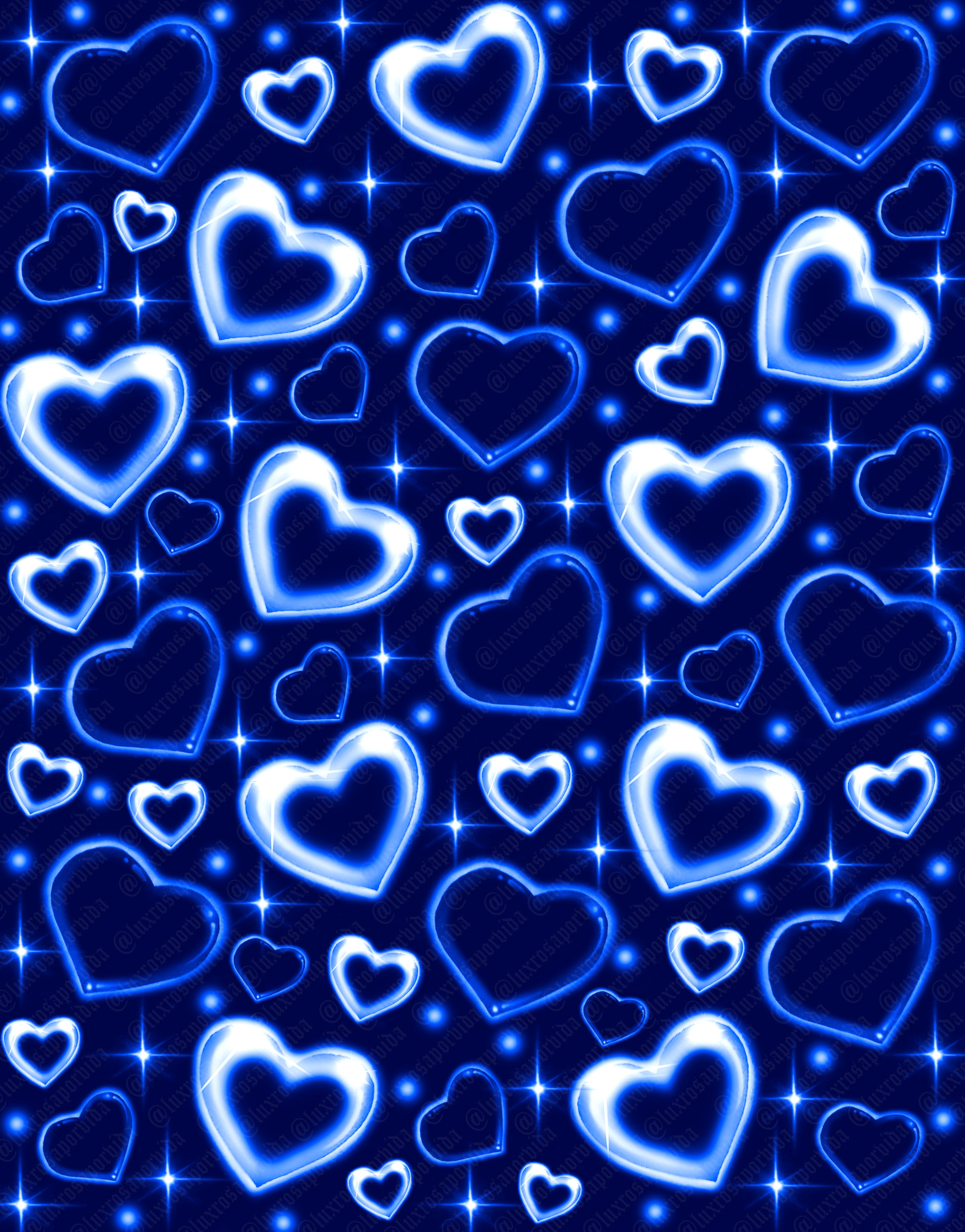 EXTRA EXTRA EXTRA XXX LARGE AIRBRUSH Y2K Early 2000s 'Tender Love' Heart Glamour Shots 90s Old School Professional Backdrop (BLUE) (XXXL) Exclusive/Limited Edition!!