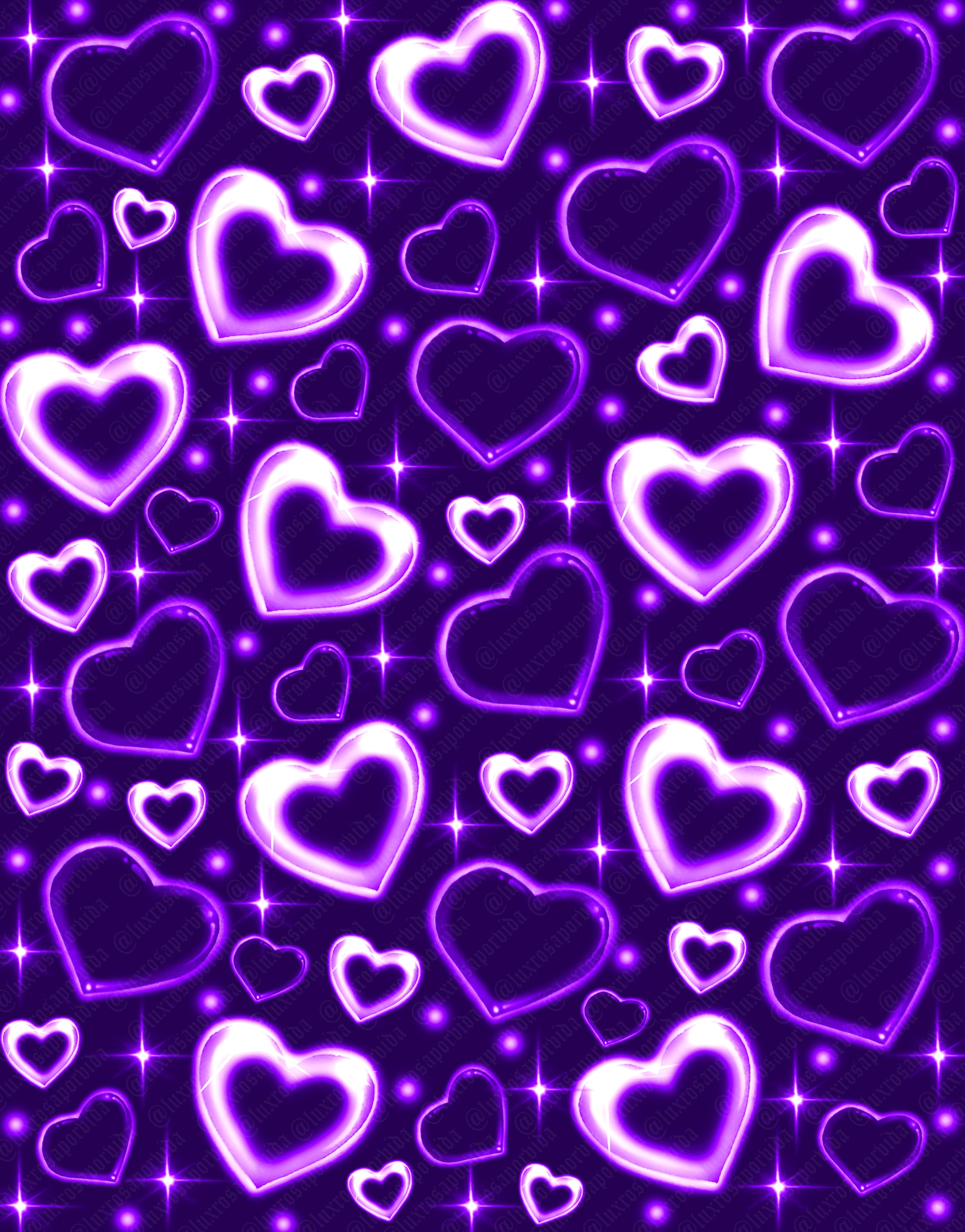 EXTRA EXTRA EXTRA XXX LARGE AIRBRUSH Y2K Early 2000s 'Tender Love' Heart Glamour Shots 90s Old School Professional Backdrop (PURPLE) (XXXL) Exclusive/Limited Edition!!
