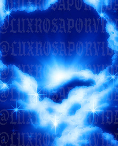 Glamour Shots Up In The Sky Airbrush Backdrop (Deep Blue) Extra Large