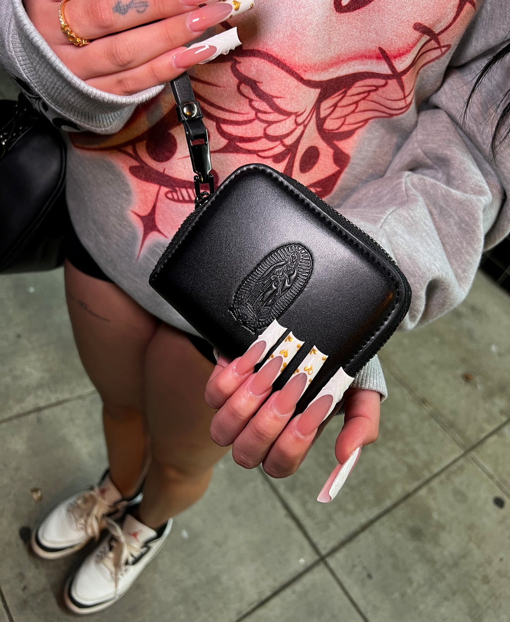 Lux Rosa OUR LADY Wallet- Black