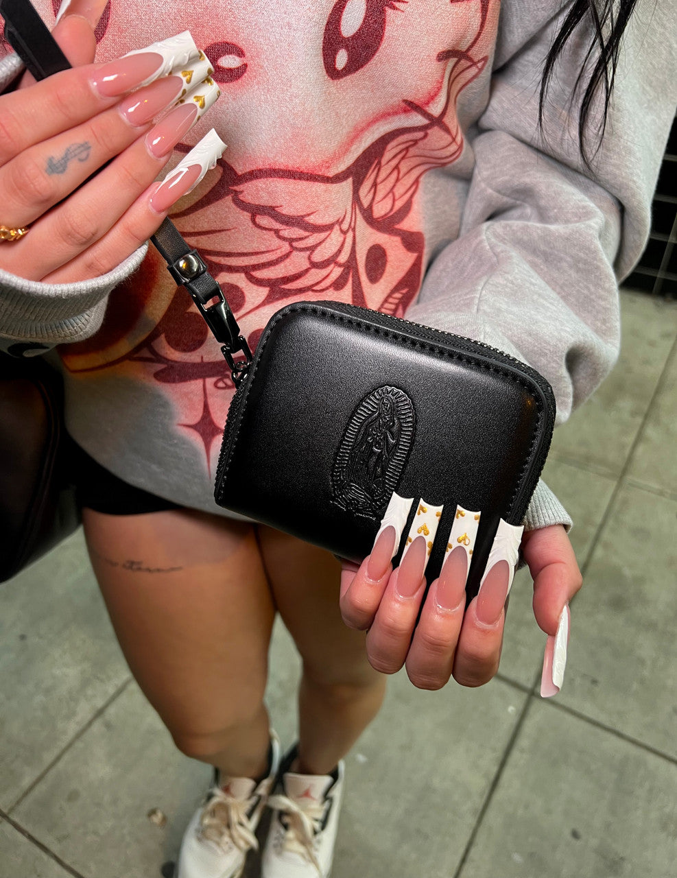 Lux Rosa OUR LADY Wallet- Black