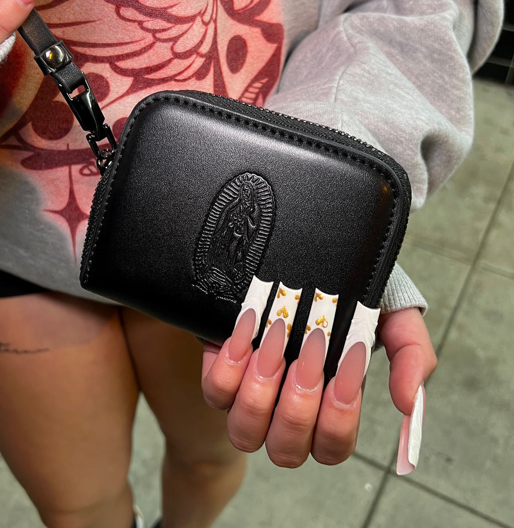 Lux Rosa OUR LADY Wallet- Black