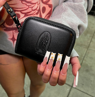 Lux Rosa OUR LADY Wallet- Black